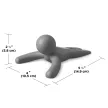 UMBRA BUDDY 1013258-149 sötétszürke ajtókitámasztó ék