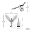 UMBRA TIPSY 1013387-158 Króm színű lebegő madár formájú elegáns üvegnyitó