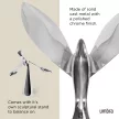 UMBRA TIPSY 1013387-158 Króm színű lebegő madár formájú elegáns üvegnyitó