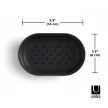 UMBRA JUNIP 1013454-040 Fekete szappantartó tálka