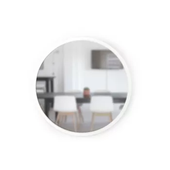 UMBRA HUB 76 1013487-660-U40 fehér kerek tükör