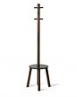 UMBRA PILLAR STOOL 1014257-048 barna-fekete sámli és kabátakasztó álló fogas
