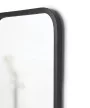 UMBRA HUB RECTANGLE 1014800-040-U40 Fekete lekerekített sarkú fali tükör