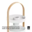 UMBRA BELLWOOD 1015098-668 fehér-natúr fa rendszerező