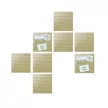 UMBRA BULLETBOARD 1015346-104-U40 arany kitűző és mágnestábla