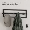 UMBRA CUBIKO 1016881-040 Fekete kabátakasztó fogas