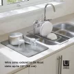 UMBRA UDRY OVER THE SINK 1016883-149 sötétszürke összecsukható edényszárító matrac