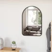 UMBRA HUB 1017060-040 Fekete boltíves tükör