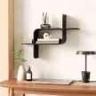 UMBRA MONTAGE SHELF 1017571-040 fekete designer fali polc