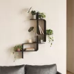 UMBRA MONTAGE SHELF 1017571-040 fekete designer fali polc