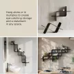 UMBRA MONTAGE SHELF 1017571-040 fekete designer fali polc