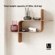 UMBRA MONTAGE SHELF 1017571-1055 dió designer fali polc