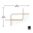 UMBRA MONTAGE SHELF 1017571-390 natúr designer fali polc
