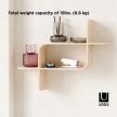 UMBRA MONTAGE SHELF 1017571-390 natúr designer fali polc