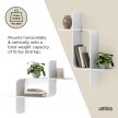 UMBRA MONTAGE SHELF 1017571-660 fehér designer fali polc