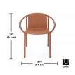 UMBRA RINGO 1018223-1258 terrakotta designer szék