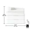 UMBRA GLAM ORGANIZER L 1019198-910 fehér piperetartó kozmetikai rendszerező doboz