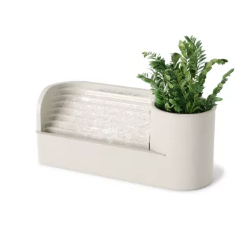 UMBRA STREAM 1019510-1313 homokszínű asztali csobogó mini vízesés