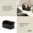 UMBRA BELLWOOD BIN 1019941-048 fekete-dió színű hordozható egymásra rakható rendszerező