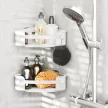 UMBRA FLEX 1021299-660 fehér fürdőszobai sarokpolc