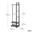 UMBRA BELLWOOD 1022523-040 fekete ruhaállvány