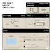 UMBRA ZEN 1022629-411 ezüst moduláris függönykarnis