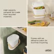 UMBRA BELLWOOD COMPOST 1022634-668 fehér-natúr fa hordozó füles konyhai komposztgyűjtő