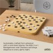 UMBRA BLITZ BACKGAMMON CHECKERS 1022695-390 natúr fa dáma és ostábla társasjáték