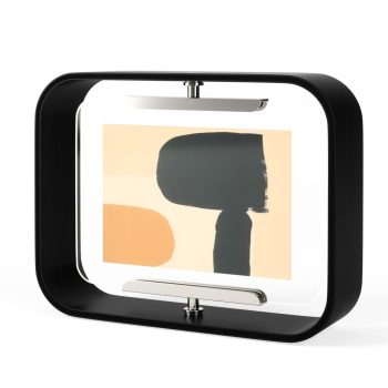 UMBRA BELLWOOD 1022813-040 fekete fa keretes forgatható asztali képkeret