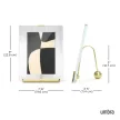 UMBRA FLUTE 1022845-104 matt arany színű asztali fényképkeret