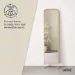UMBRA BELLWOOD 1023037-390 natúr fa keretes falnak dönthető egész alakos tükör