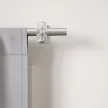 UMBRA FLUTE 1023440-411 ezüst színű állítható teleszkópos függönykarnis