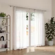 UMBRA FLUTE 1023440-411 ezüst színű állítható teleszkópos függönykarnis