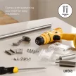 UMBRA FLUTE 1023440-411 ezüst színű állítható teleszkópos függönykarnis
