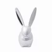 ZOOLA BUNNY ezüst színű polírozott tömör fém gyűrűtartó nyuszi figura