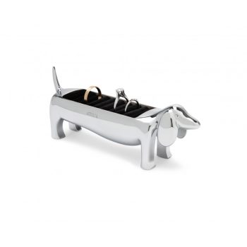 UMBRA DACHSIE 299245-158 Króm gyűrűtartó tacskó figura