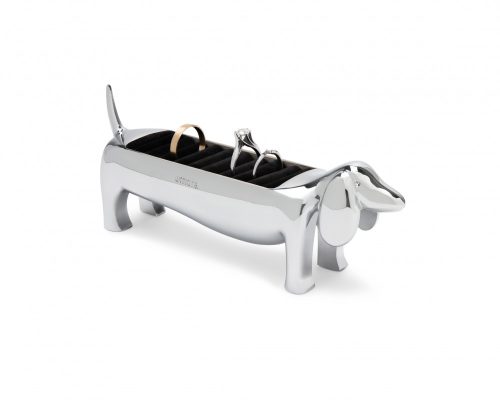 UMBRA DACHSIE 299245-158 Króm gyűrűtartó tacskó figura