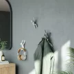UMBRA BUDDY 318165-023 szürke-fehér fali akasztó figura