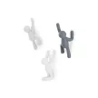UMBRA BUDDY 318165-023 szürke-fehér fali akasztó figura