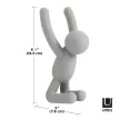 UMBRA BUDDY 318165-023 szürke-fehér fali akasztó figura