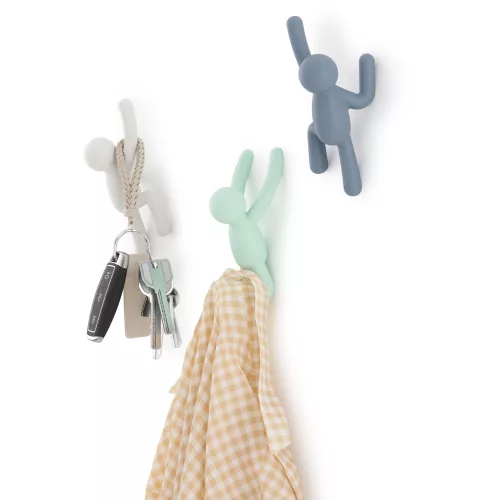 UMBRA BUDDY 318165-370 fehér-kék-menta fali akasztó figura