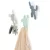 UMBRA BUDDY 318165-370 fehér-kék-menta fali akasztó figura