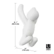 UMBRA BUDDY 318165-660 fehér fali akasztó figura