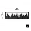 UMBRA SKYLINE 318190-040 Fekete kihajtható faldekor fali fogas akasztó