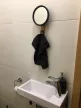 UMBRA HUB MIRROR HOOK 318410-048 fekete tükrös fali akasztó