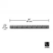 UMBRA FLIP 8 318858-1045 szürke-titánium kihajtható fali fogas akasztó