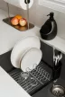 UMBRA SINKIN DISH 330065-744 fekete-ezüst mosogató medencébe helyezhető edényszárító csepegtető