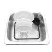 UMBRA SINKIN DISH 330065-744 fekete-ezüst mosogató medencébe helyezhető edényszárító csepegtető