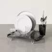UMBRA SINKIN DISH 330065-744 fekete-ezüst mosogató medencébe helyezhető edényszárító csepegtető