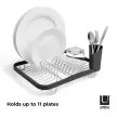 UMBRA SINKIN DISH 330065-744 fekete-ezüst mosogató medencébe helyezhető edényszárító csepegtető